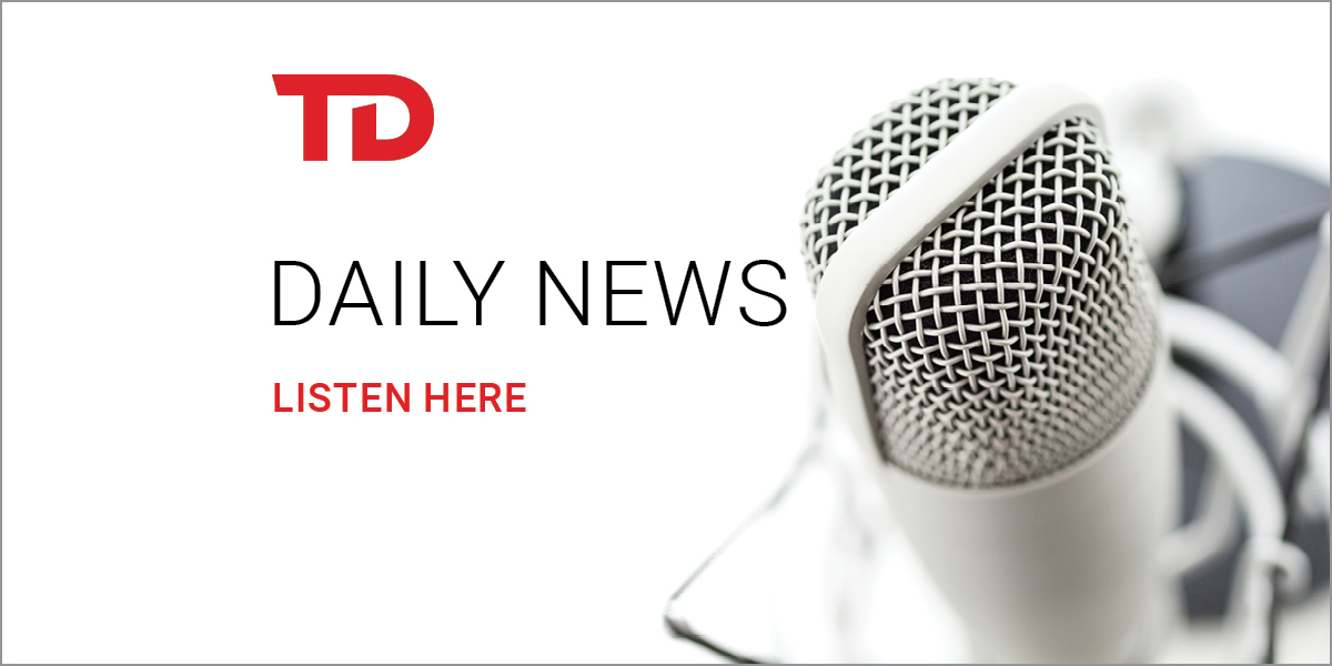 TD daily news PODCAST: Friday 15th October 2021